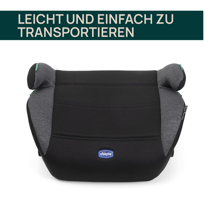 Chicco Quasar Fix i-Size, Kinderautositz 7-12 Jahre (126-150 cm), Gewicht 23-36 kg, Gruppe 3, einfac
