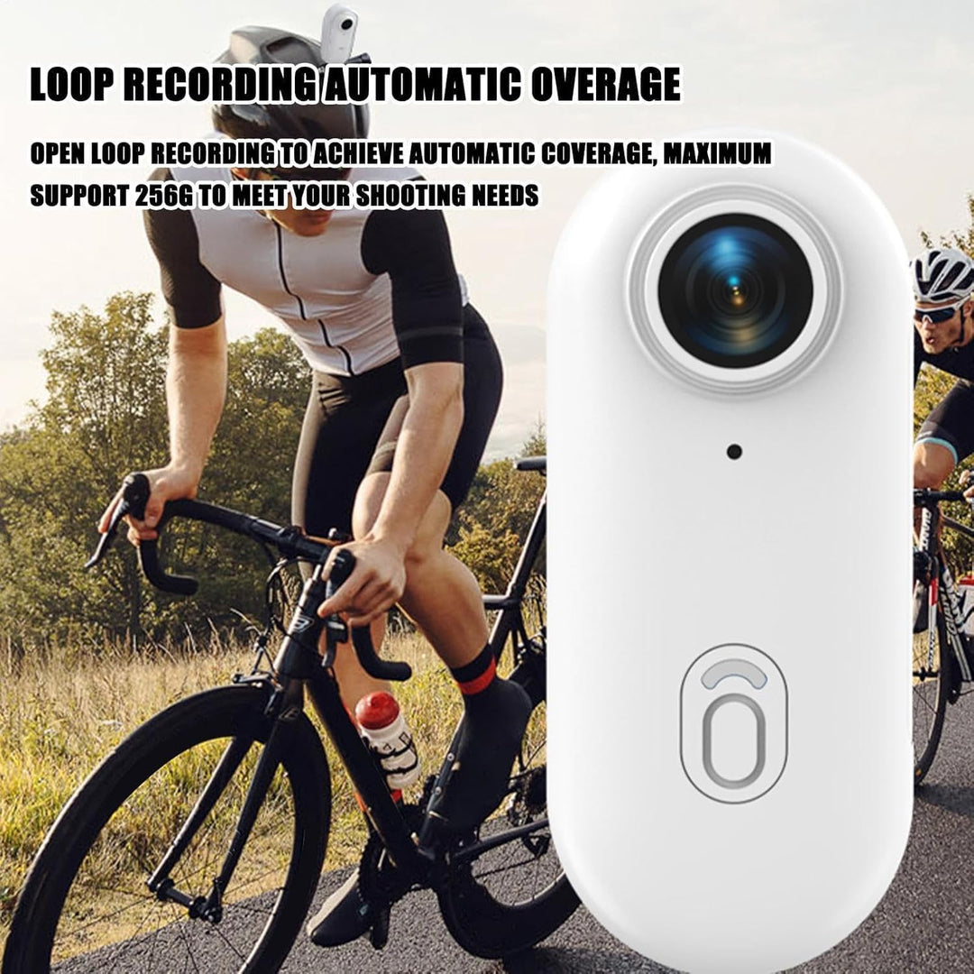 Zeerkeer Mini Action Cam 1080P Full HD WiFi Vlog Kamera 120° Weitwinkel Wasserdicht 30m, Kleine Body