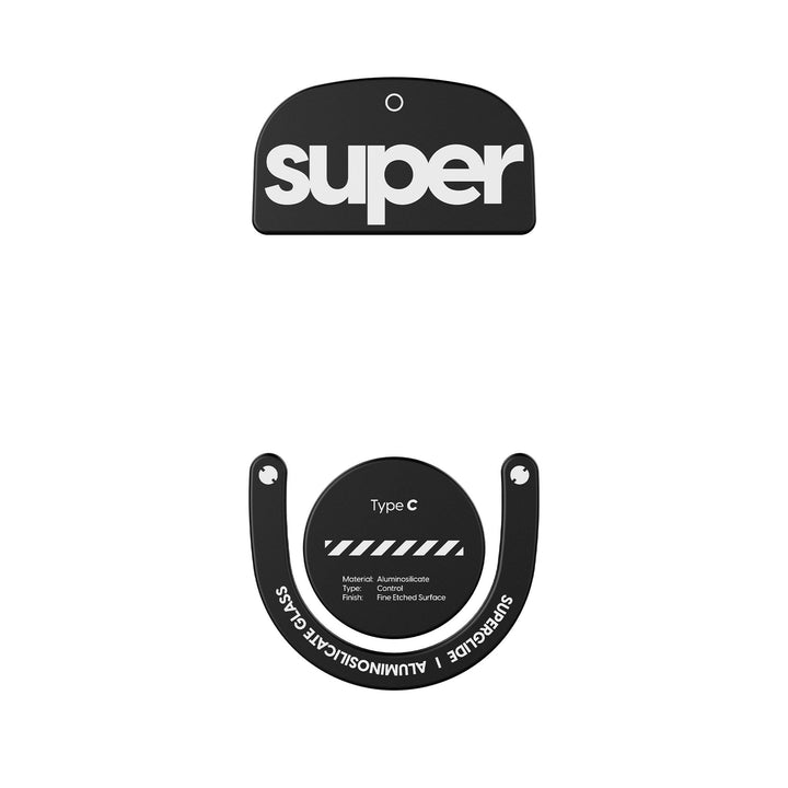 Superglide2 Neue strukturierte Oberfläche mit kontrollierbarer Geschwindigkeit, Mausfüsse/Glasgleite