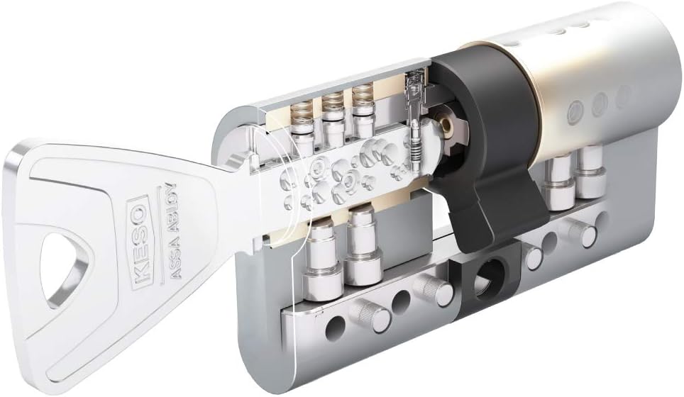KESO 8000 Omega² Knaufzylinder 45/55K | Modularer Schliesszylinder Profilzylinder mit Knauf | Aktiv-