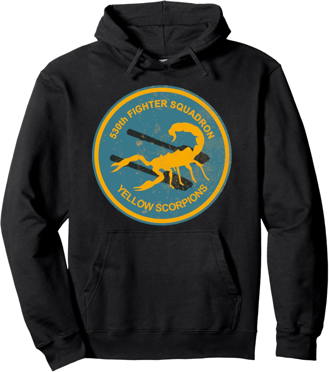 530th Fighter Squadron Patch (distressed) Pullover Hoodie