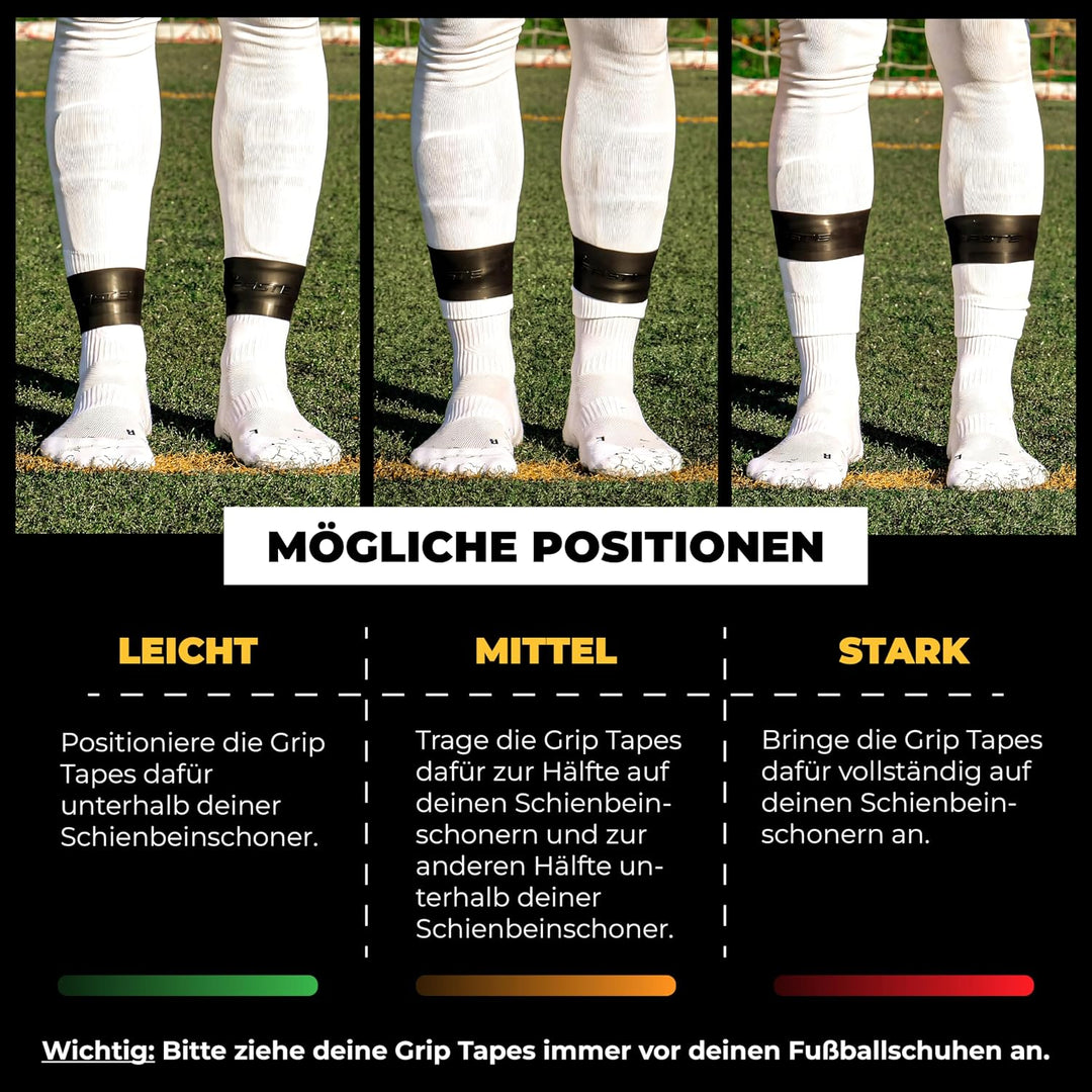 PASTE ® Schienbeinschonerhalter aus Silikon - DAS ORIGINAL - Fussball für Herren, Damen &amp; Kinder Sch