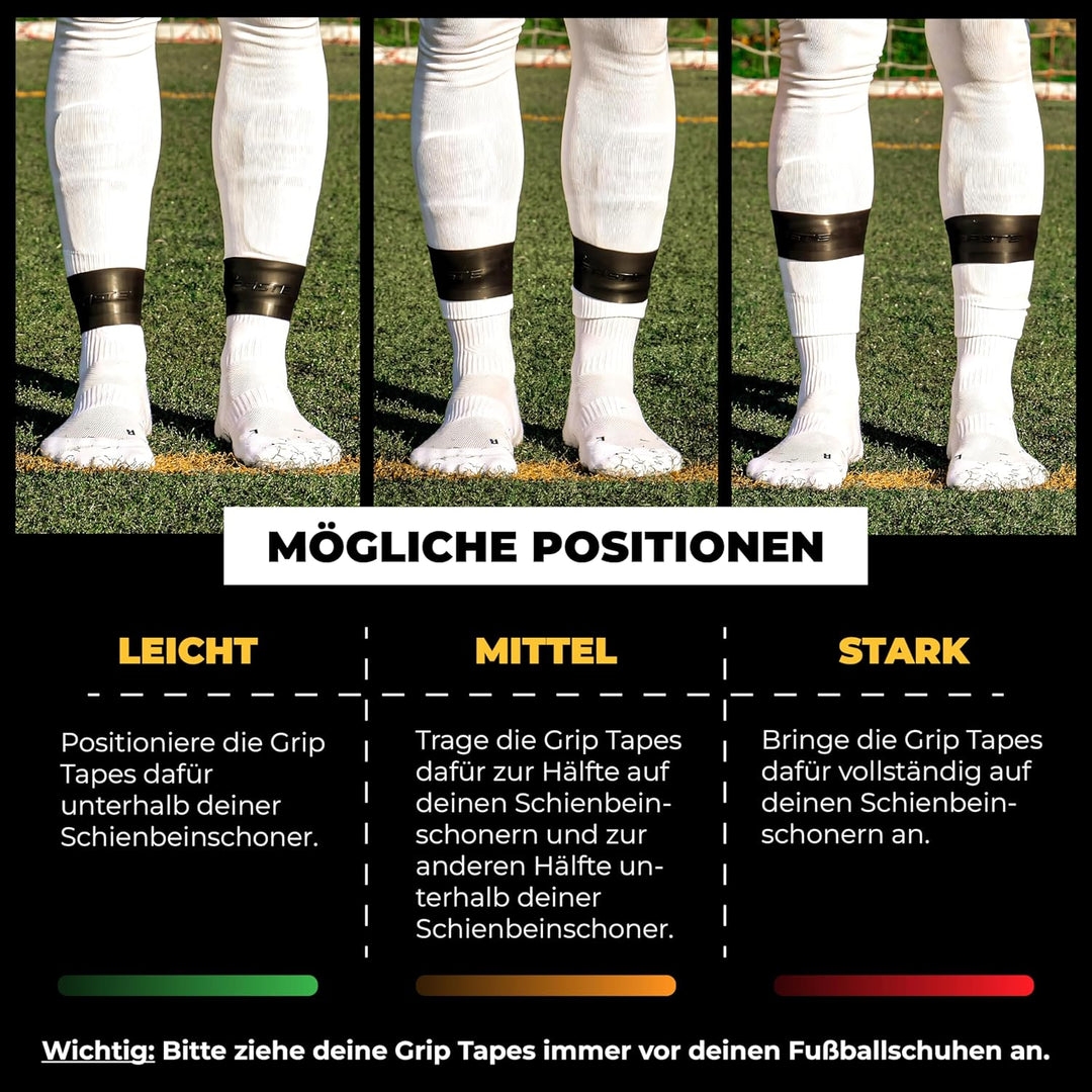 PASTE ® Schienbeinschonerhalter aus Silikon - DAS ORIGINAL - Fussball für Herren, Damen & Kinder Ora
