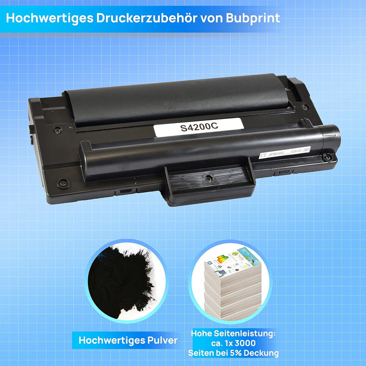 Bubprint Toner kompatibel als Ersatz für Samsung SCX-D4200A/ELS für SCX-4200 SCX-4200F SCX-4200R 3.0