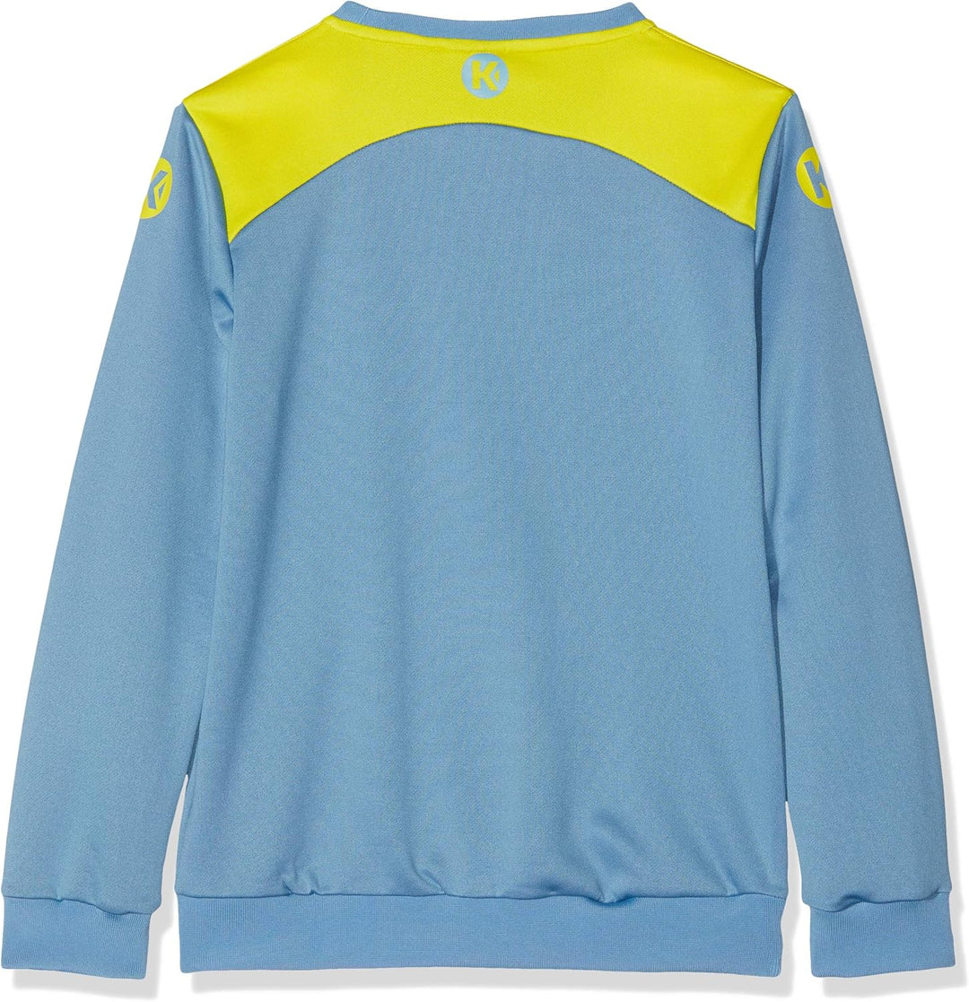 Kempa Unisex Kinder Emotion 2.0 Longsleeve Kinder Longsleeve S Dove Blau/Limonengelb, S Dove Blau/Li