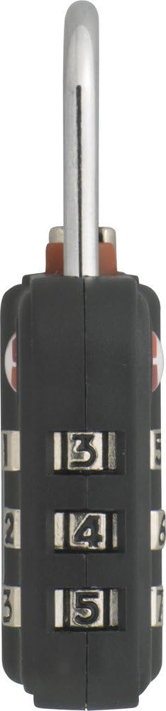 ABUS Vorhangschloss 147/30, TSA-Zertifiziert, Schwarz, 53093 (Packung mit 2) 1 Stück (Packung mit 2)