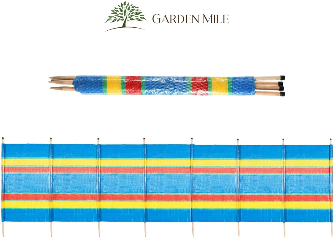 Garden Mile 8 Stange schwer arbeiten bunt Garten Windjacke Strand Sonnenschirm Ferien Caravan & Camp