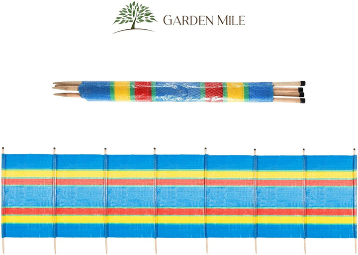 Garden Mile 8 Stange schwer arbeiten bunt Garten Windjacke Strand Sonnenschirm Ferien Caravan & Camp