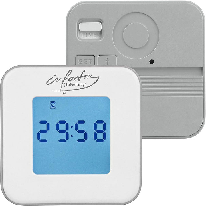 infactory Cube Timer: 2er-Set digitale Timer-Würfel mit 4 Zeiten, 6 x 6 x 5,5 cm (Würfeltimer, Eggti