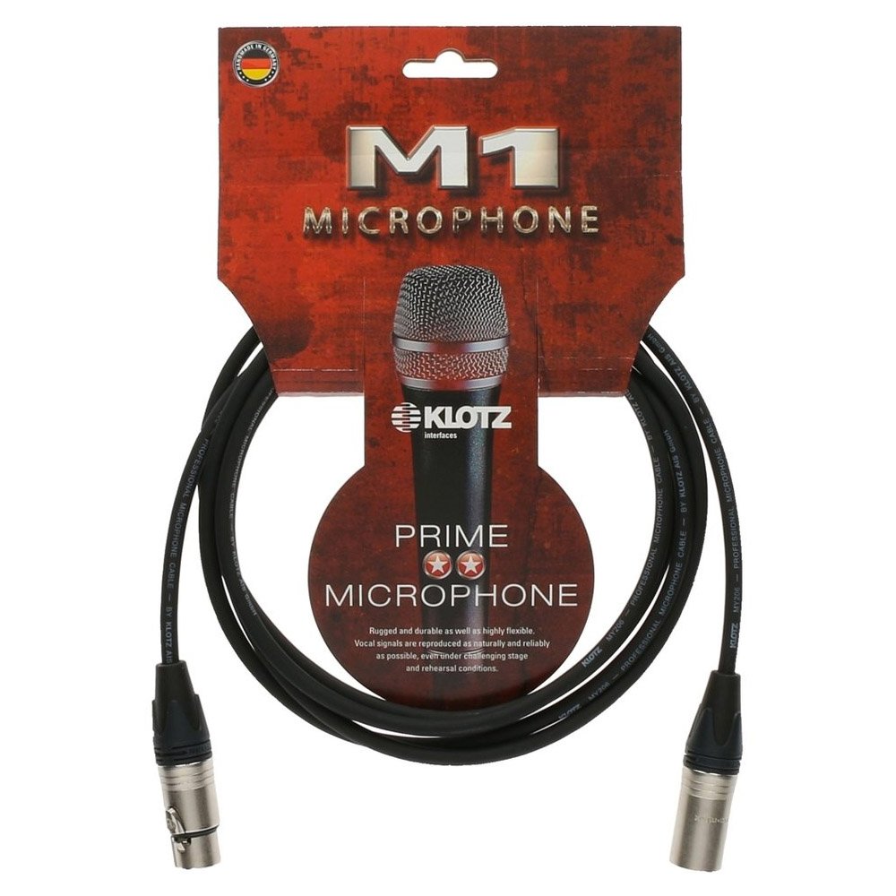 Klotz M1FM1 N0300 – Kabel-Mikrofon, 3 m lang