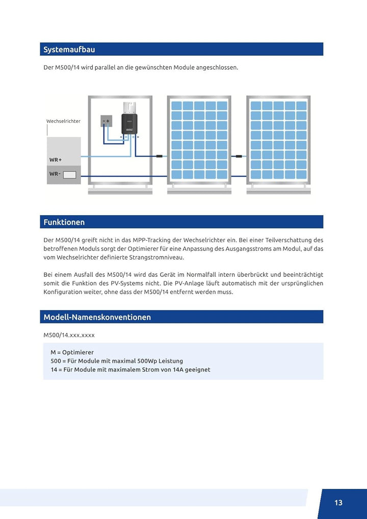 BRC Solarpower Optimierer für Solarmodule M600, 600 Watt