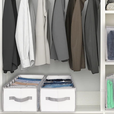 Univivi Grosse Kleiderschublade Organizer, Tragbarer Netzkleiderschrank Kleidung Organizer für Leggi