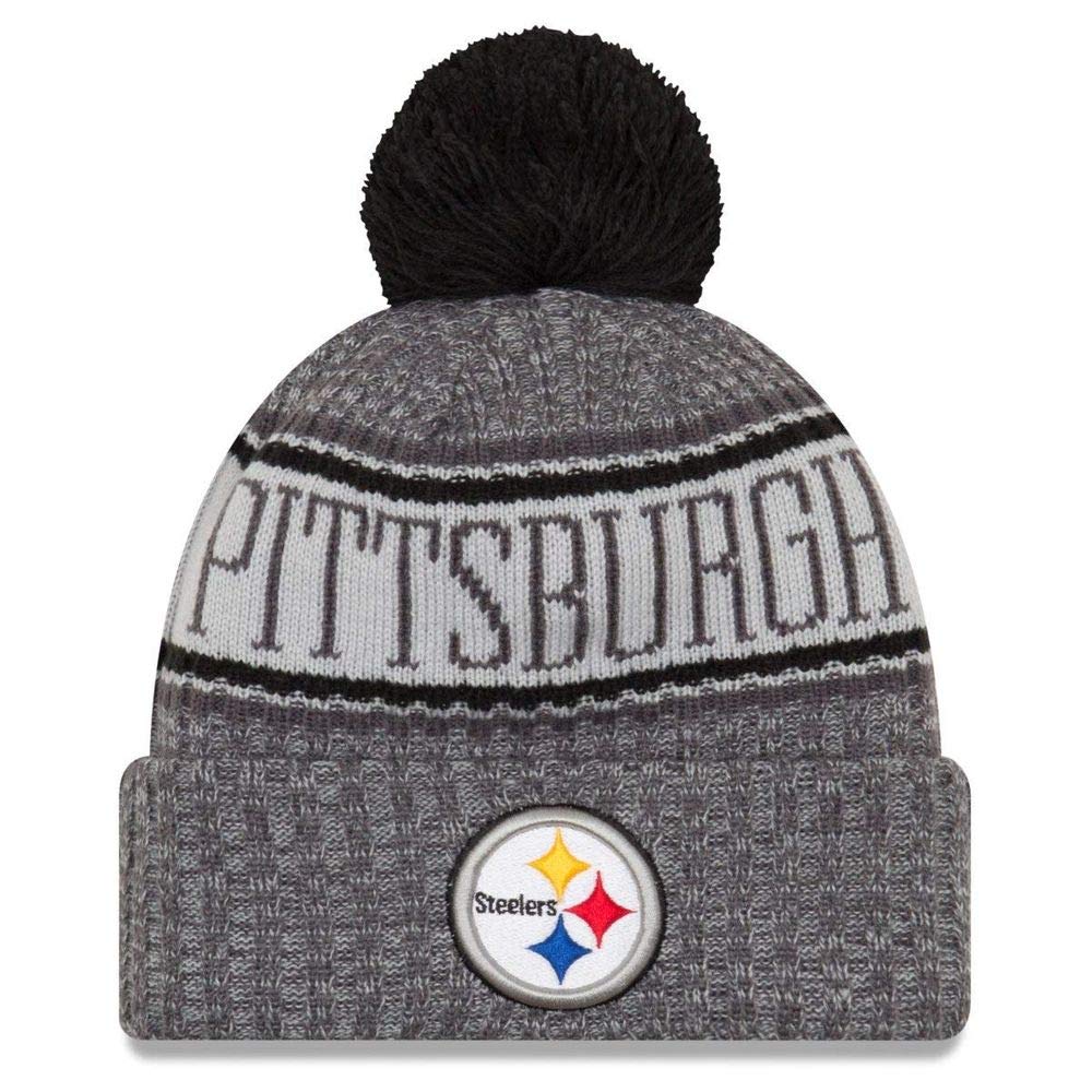 New Era NFL Sideline Graphite Mütze - Pittsburgh Steelers