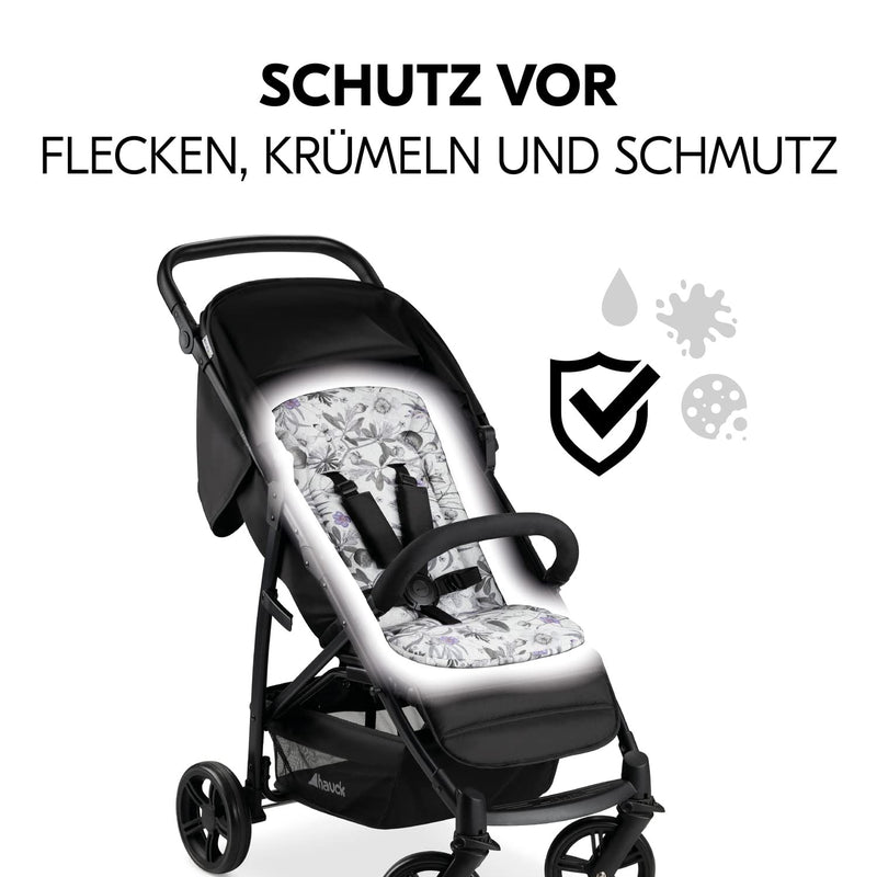 Hauck Universal Sitzauflage für Buggys, Kinderwagen, Fahrradanhänger, Baumwolle, Atmungsaktiv, Weich