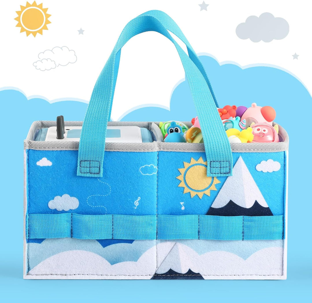 Tragetasche für Toniebox Starter Set und Tonies Figur, Schutzhüllen-Organizer mit viel Platz für Ton