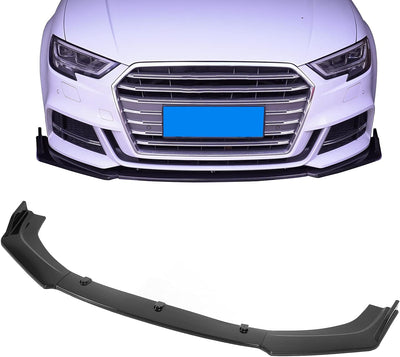 Frontstossstange Lip Spoiler, 3pcs Auto Frontstossstange Lip Splitter Spoiler Antikollision Wasserdi