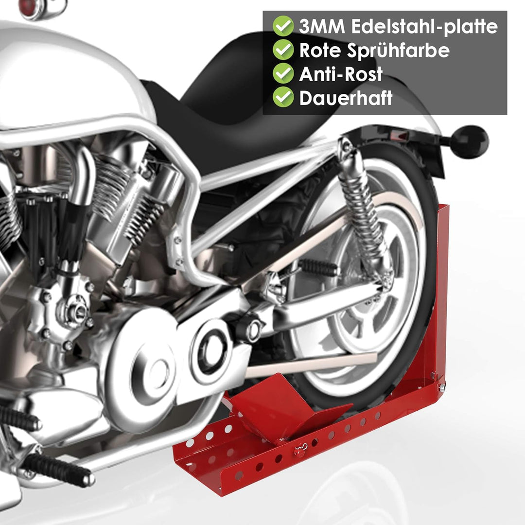Randaco Motorrad vorne Vorderradklemme Radwippe Motorradwippe Motorradklemme Radhalterung Wippe 2 ST