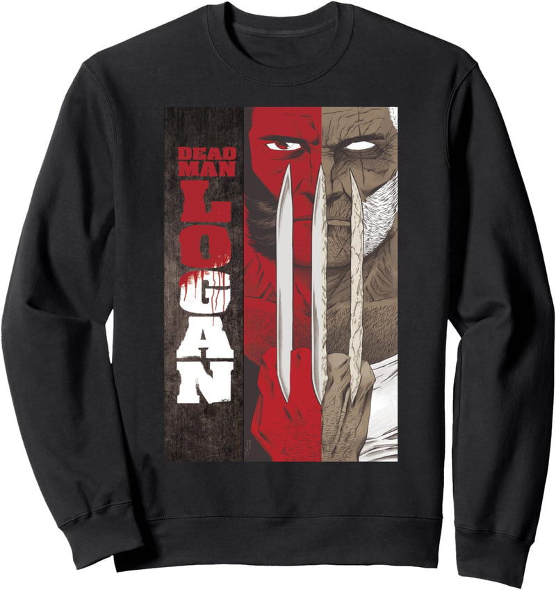 Marvel X-Men Dead Man Logan Comic Cover Sweatshirt