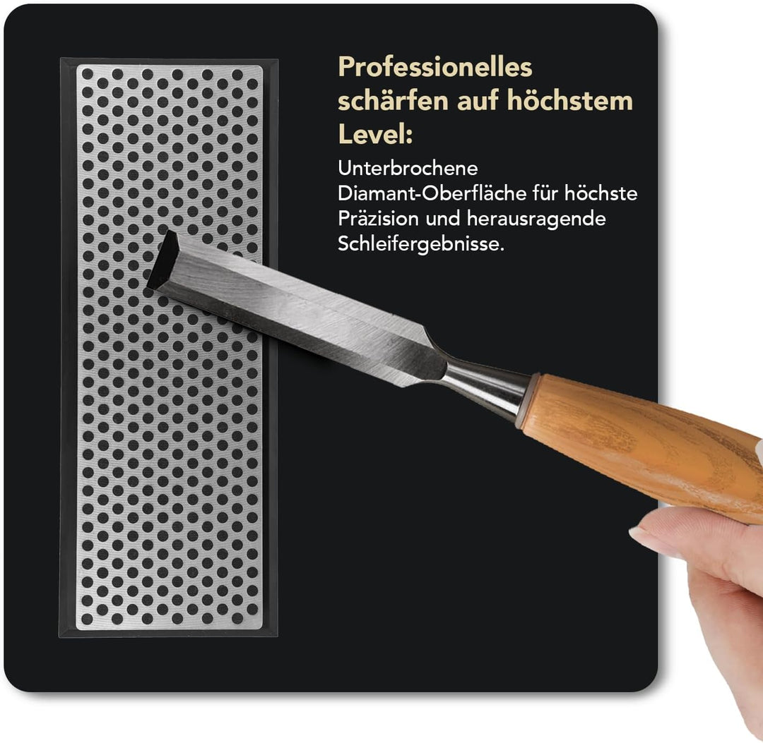 DMT Diamant-Schärfstein extragrob mit Plastikbox, 15.2 cm / 6 Zoll, 1 Stück, W6XP Mehrfarbig, Extra-