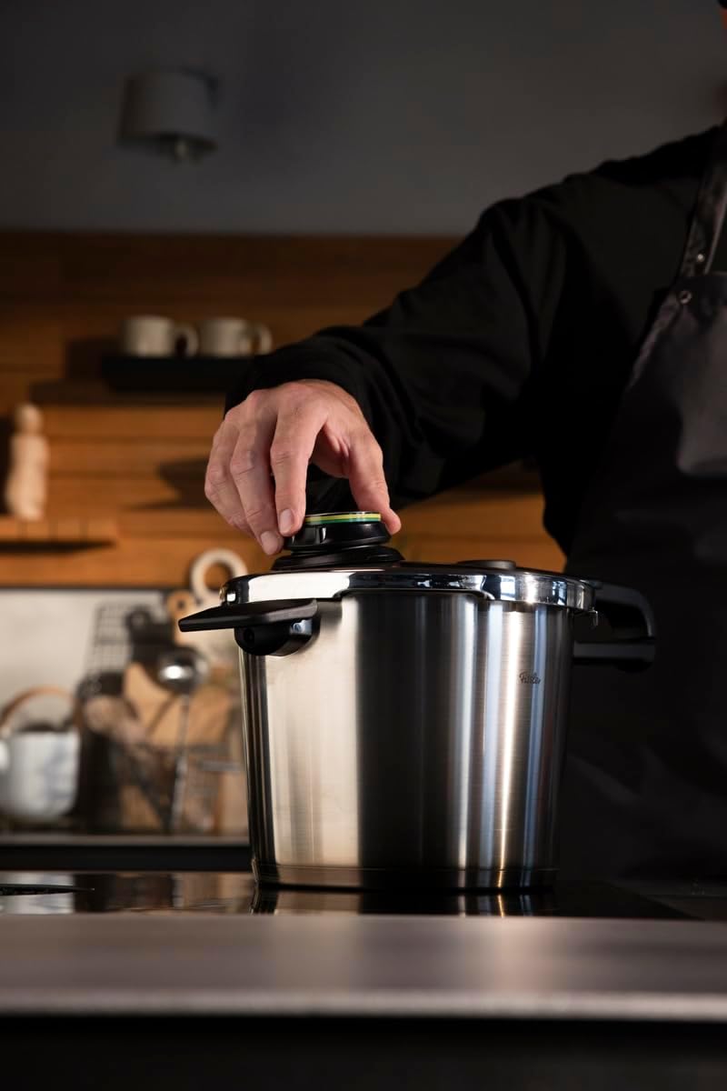 Fissler Vitavit Premium / Schnellkochtopf-Set (6 L, Ø 22 cm) + Gratis Dämpf-Einsatz & Schnellkochtop