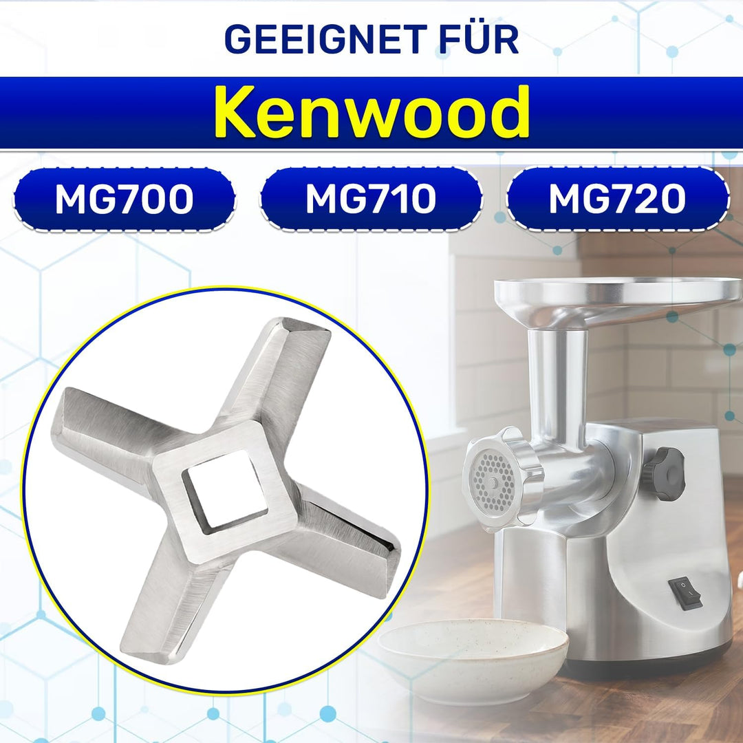 MONTERAL Fleischwolf Messer für Kenwood Garantie 10 Jahre 54 mm, 54 mm
