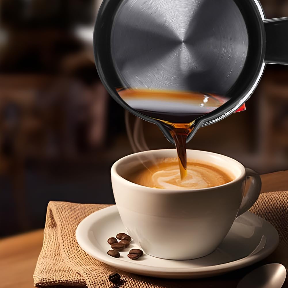 CEWROM Elektrische Kaffeekanne, 500ML Espressokocher Induktion, Mokka Kaffeekanne, Portable Kaffeeko