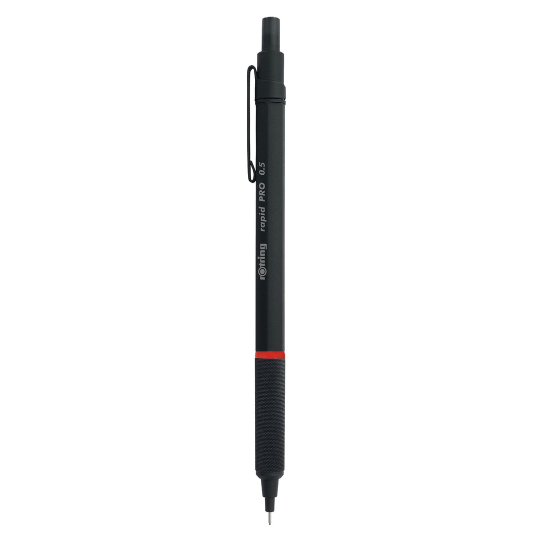rOtring Rapid PRO Druckbleistift mit Einzug , 0,5 mm , Schwarz 0,5 mm Single Schwarz, 0,5 mm Single