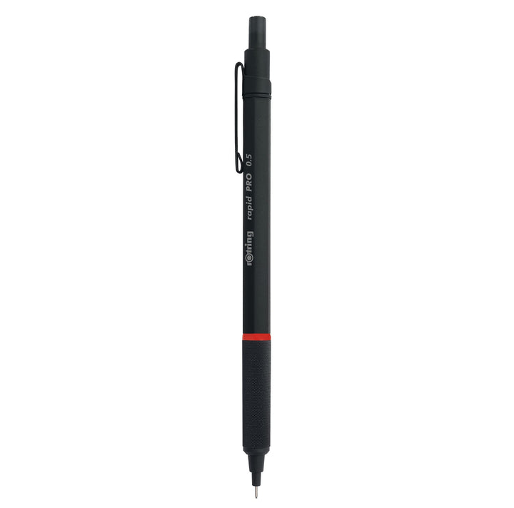 rOtring Rapid PRO Druckbleistift mit Einzug , 0,5 mm , Schwarz 0,5 mm Single Schwarz, 0,5 mm Single