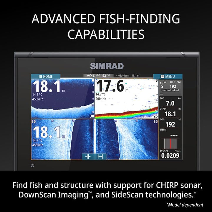 Simrad GO9 XSE Con Transductor Montaje in Espejo de PPA 3 in 1 Bilderspiel Activa y amp; Cuadro de d