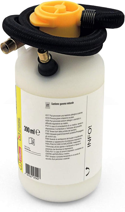 Tire Repair Kit CAR with "valve through" technology, for generic cars.