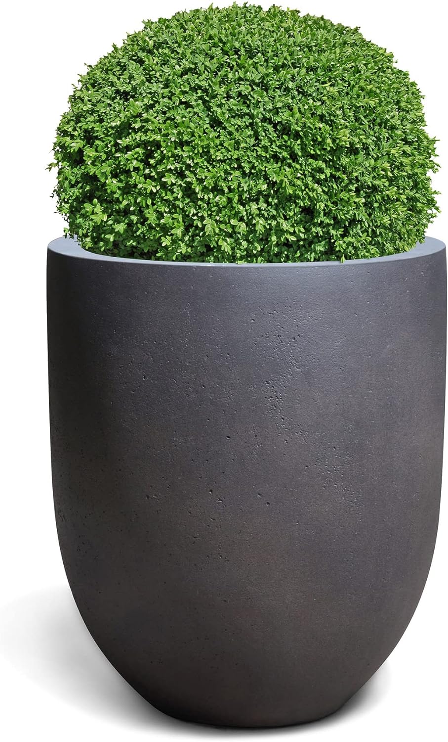 ESCHBACH® Pflanzkübel Tall Egg Pot 40 Espresso Anthrazit Rund * 40 x 40 x 47 cm * 10 Jahre Garantie