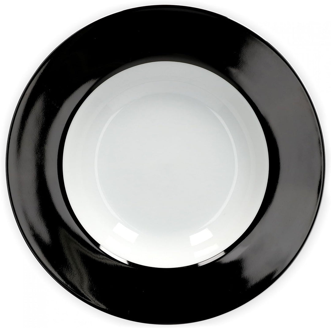van Well Vario Suppenteller-Set 6-teilig - Teller-Service für 6 Personen - tiefe Pasta-Teller 21,5cm