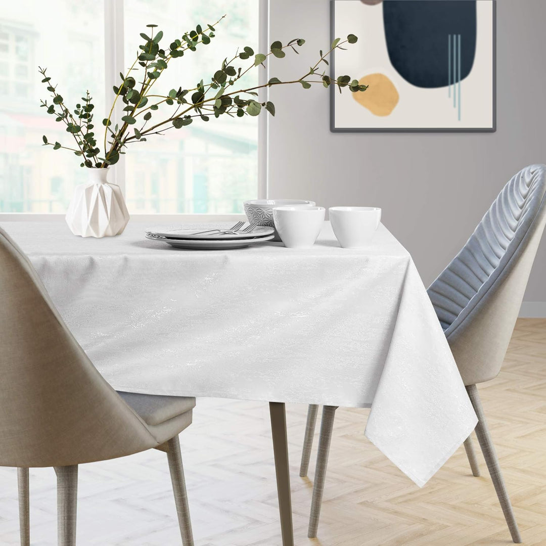 AmeliaHome Tischläufer Set 35x180 cm und 115x180 cm Lotuseffekt Wasserabweisend Schlangenhautmuster