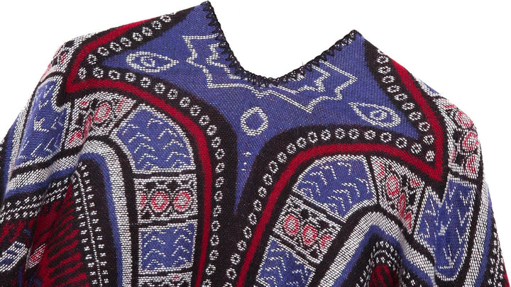 Damen Warm Offene Front Strick Schals und Wraps Floral Elegante Cardigans Poncho Cape Coat Mantel Ro
