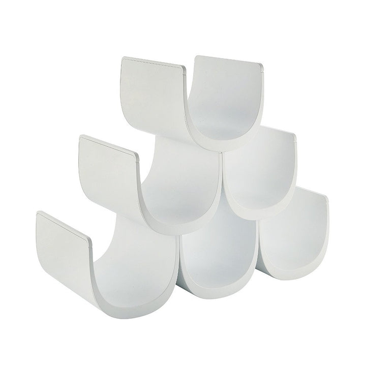 Alessi Noè| GIA13 W - Flaschenregal in Modulbauweise Design, Thermoplastisches Harz 34,5 x 15,5 x 27