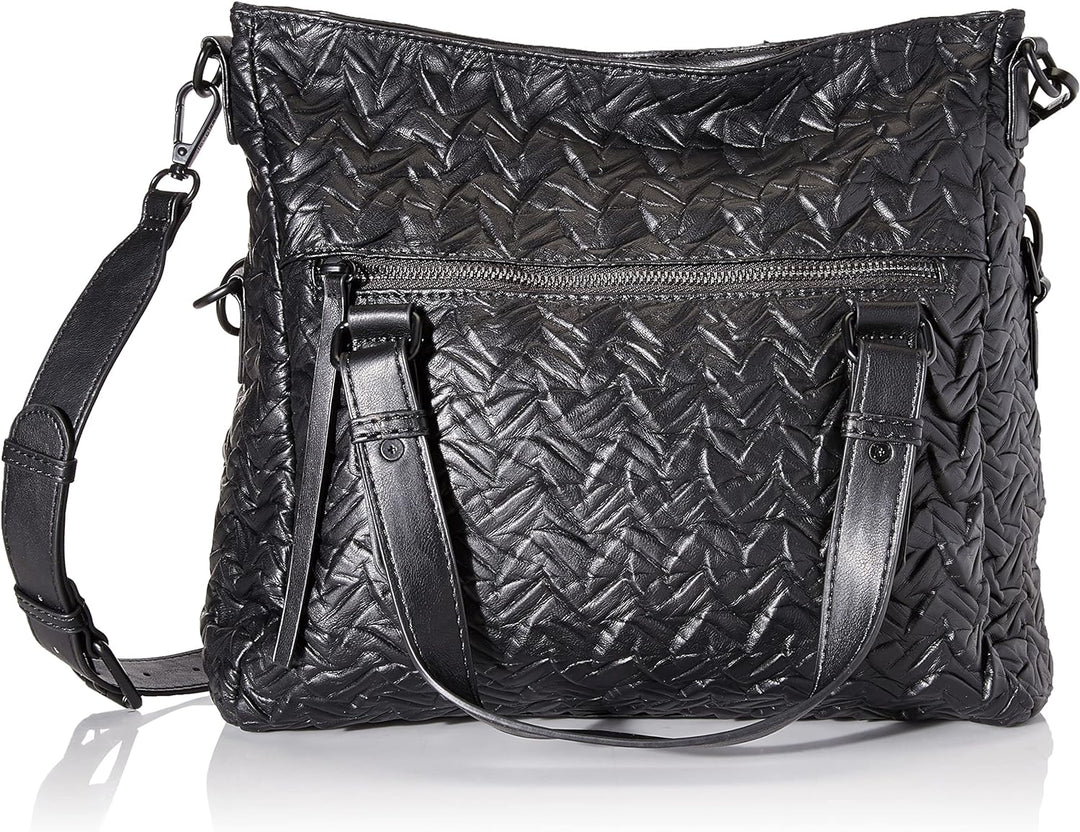 Desigual Damen Bols_azalea Loverty 2.0 Hand Bag, Schwarz, Einheitsgrösse EU