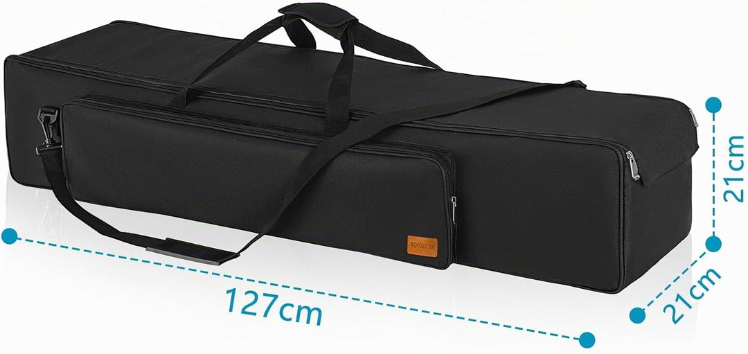 Stativtasche 50in Stativtragetasche, 127x21x21cm strapazierfähige Nylontasche mit Schultergurten und