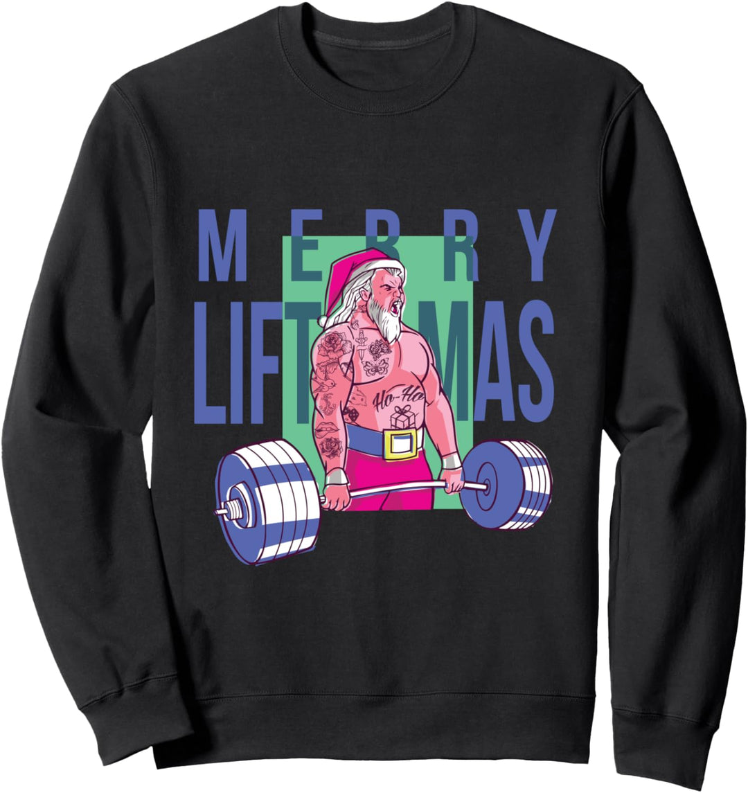 Merry Liftmas - Weihnachten und Fitness Sweatshirt