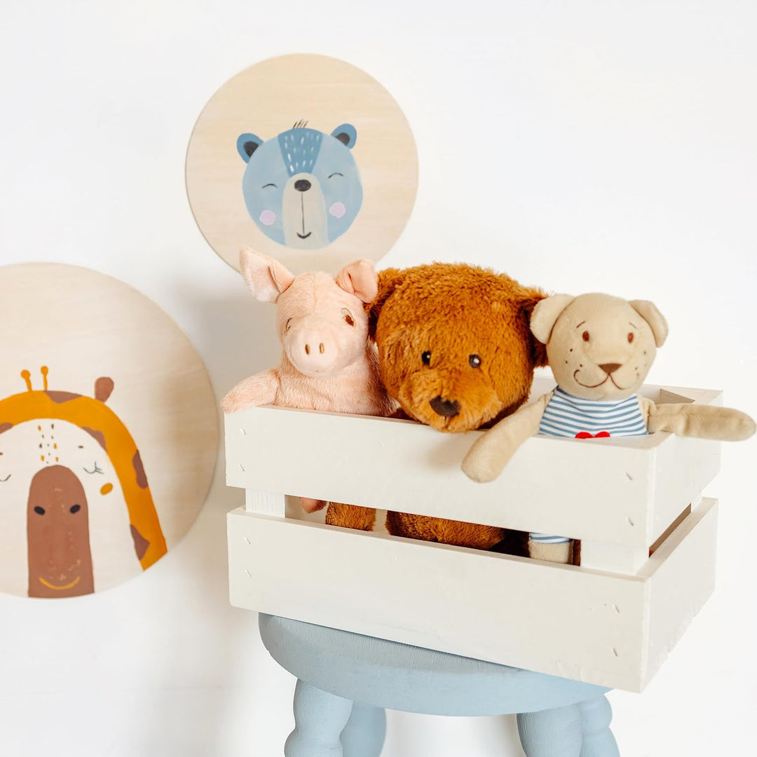 Creative Deco 3 x Kleine Holzkiste Weiss | 30 x 20 x 15 cm | Weinkisten Set Obstkiste Holz | Geschli