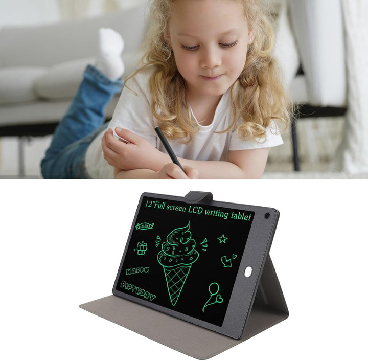 LCD -Tablet für Erwachsene, 12 -Zoll -Vollbild -Zeichnungstablette, Elektrisches Handschriftenpad, W