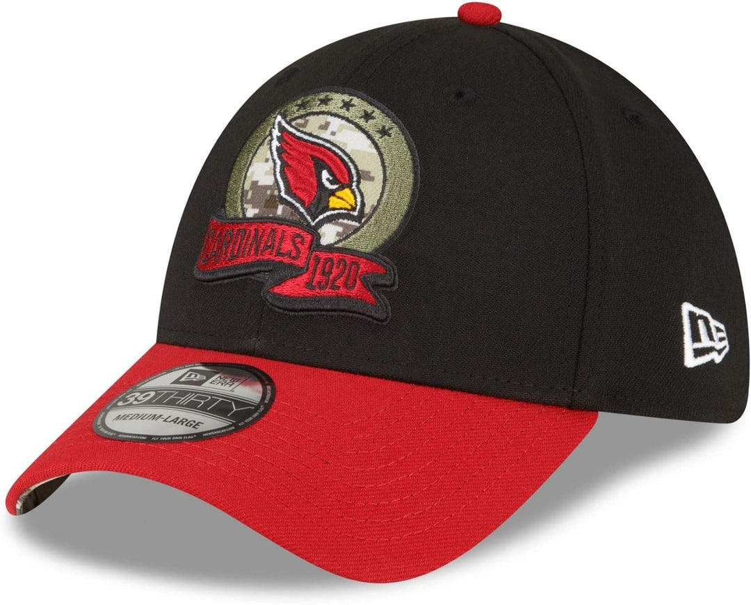 New Era Salute to Service 2022 Basecap 39Thirty NFL Fanartikel American Football Kappe schwarz S-M 3