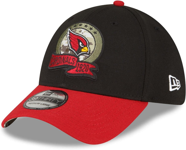 New Era Salute to Service 2022 Basecap 39Thirty NFL Fanartikel American Football Kappe schwarz S-M 3