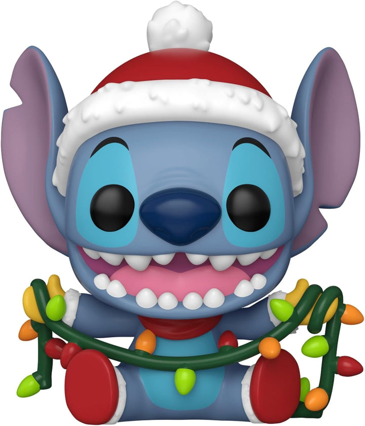 Funko Pop! Disney: Stitch Holiday – Stitch mit Lights - Lilo and Stitch - Vinyl-Sammelfigur - Gesche