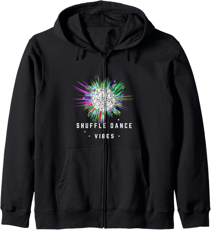 Discokugel 80's Und 90's Style Shuffle Dance Vibes Kapuzenjacke