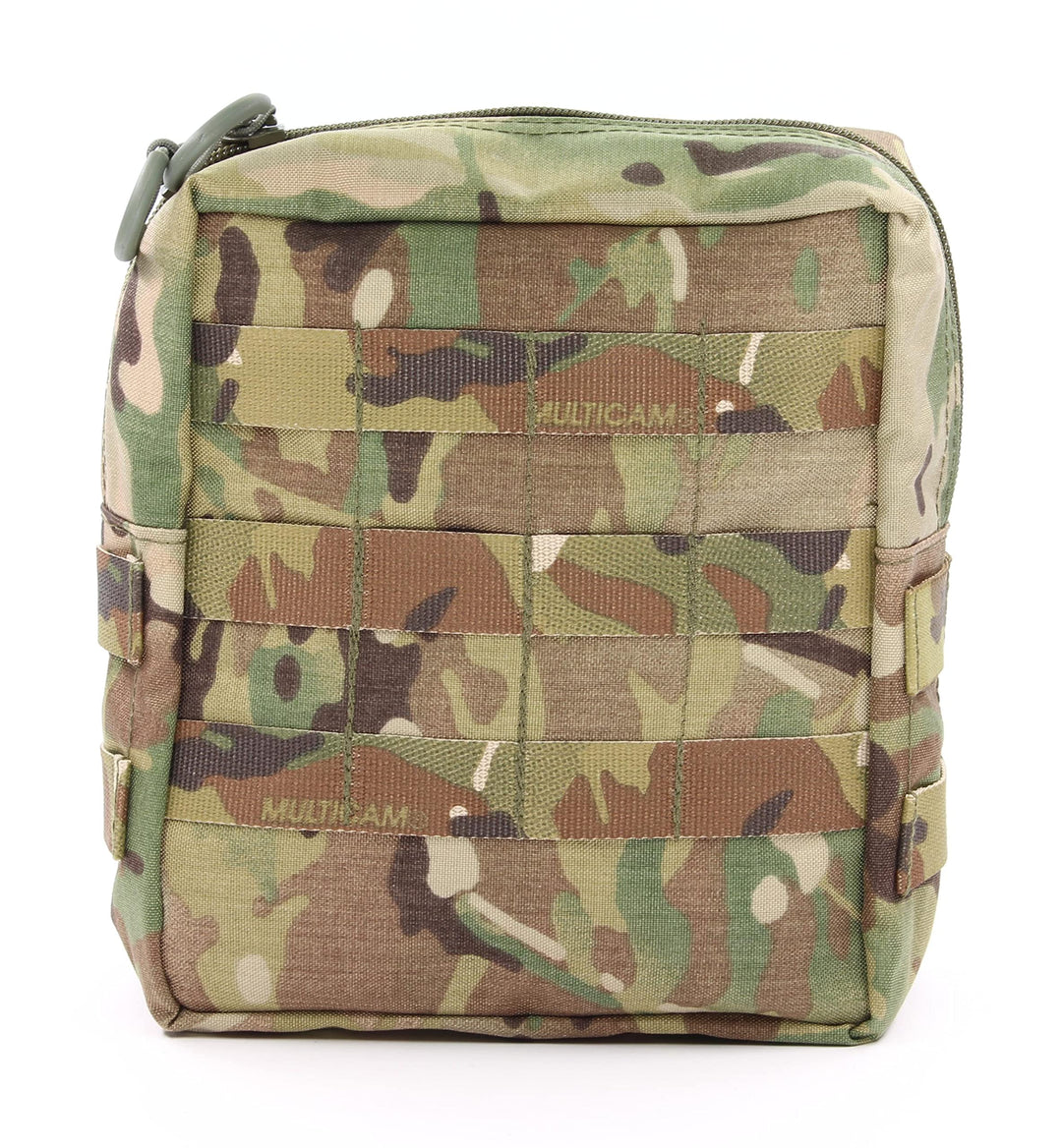 Zentauron Reissverschlusstasche L mit MOLLE-System I BW-Tasche, Rucksack Zusatztasche L Multicam, L