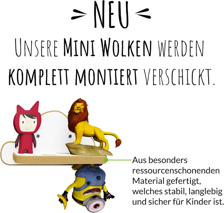 Holzura Regal für Toniefiguren, Wandregal für Kinder, Aufbewahrung für Tonies und Tonibox, Kinderreg
