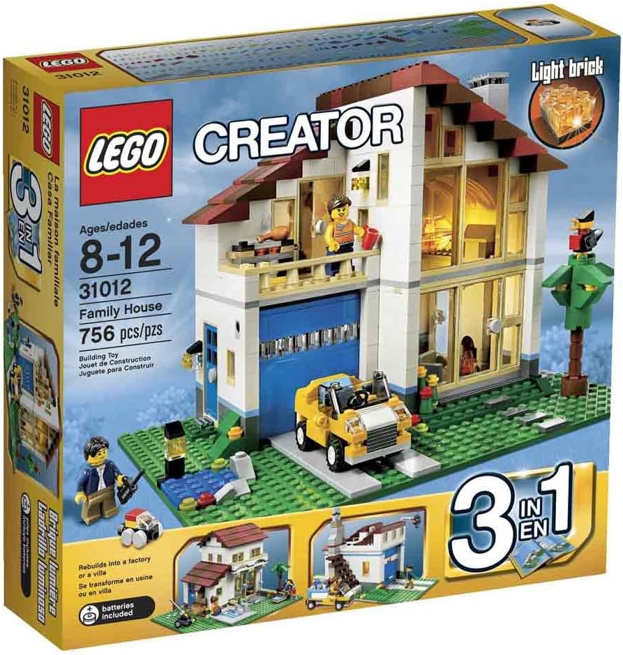 LEGO?? CREATOR?? 3-in-1 Family House Building Set - Mediterranean Villa | 31012 by LEGO