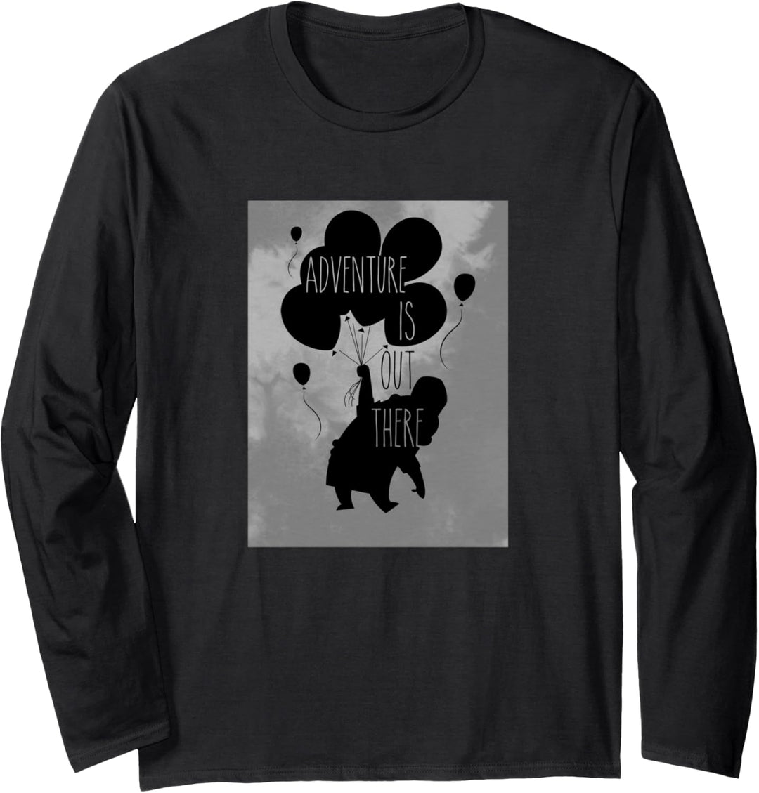 Disney Pixar Up Russell Balloon Silhouette Langarmshirt