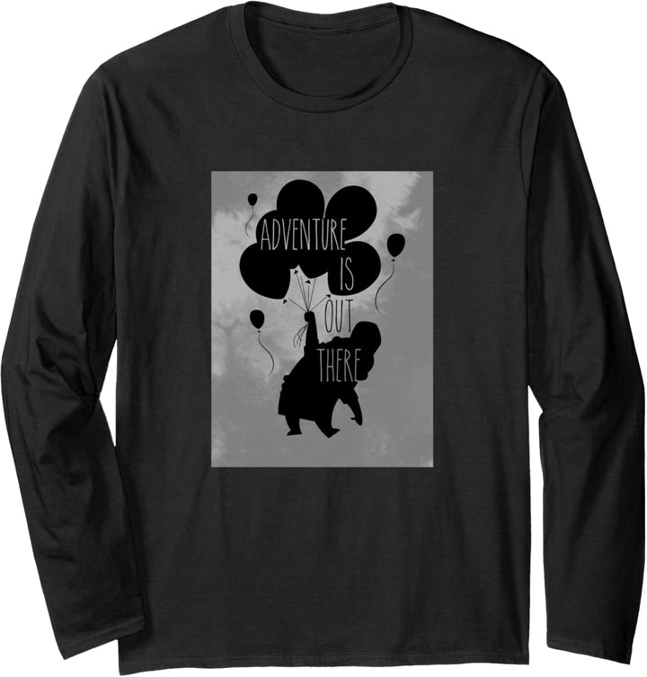 Disney Pixar Up Russell Balloon Silhouette Langarmshirt