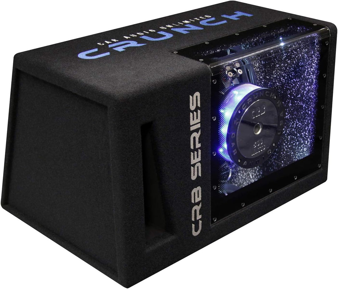 Mediadox Crunch Basspaket - 2-Kanal Endstufe/Verstärker+ Subwoofer+Kabel-Set/CRB-501 + GPX-500.2 + K